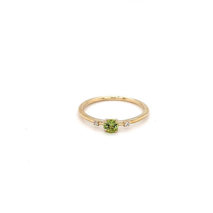 PERIDOT & DIAMOND RING