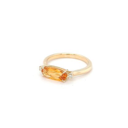 OVAL CITRINE RING