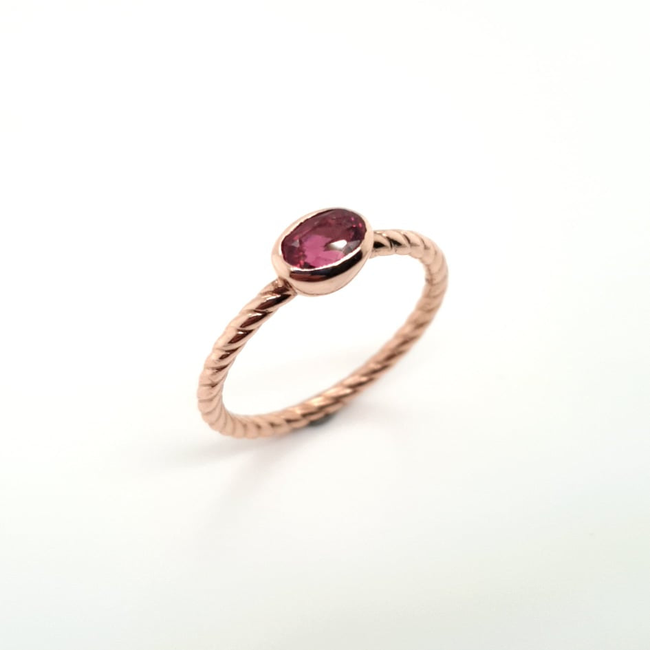 PINK TOURMALINE RING