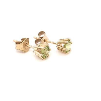 ELEGANT PERIDOT STUD EARRINGS