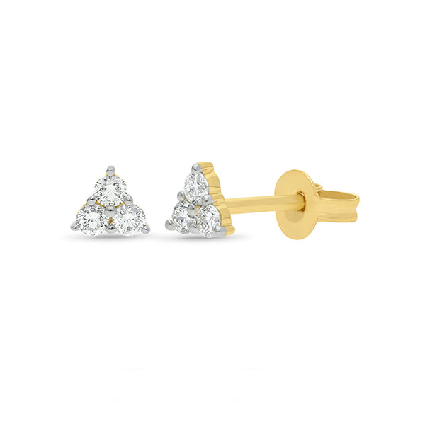 TRI DIAMOND EARRINGS