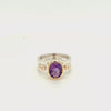 AMETHYST RING. Custom jewellery Sunshine Coast & Australia 