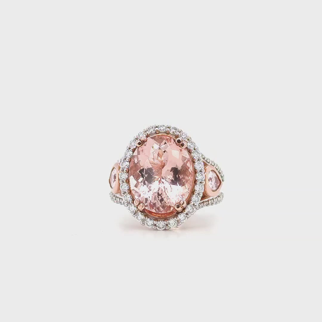 Load video: MORGANITE COCKTAIL RING